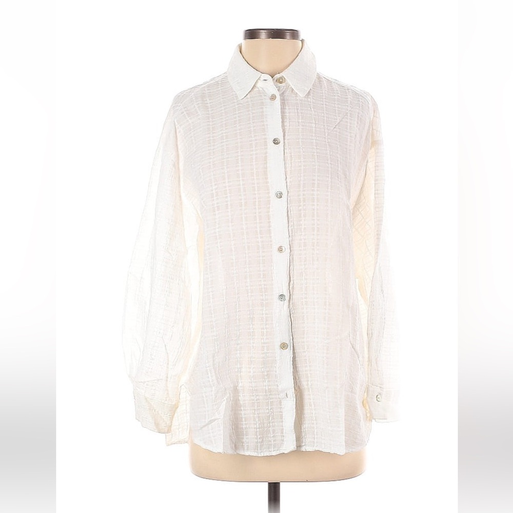 Zara long sleeve button down shirt
